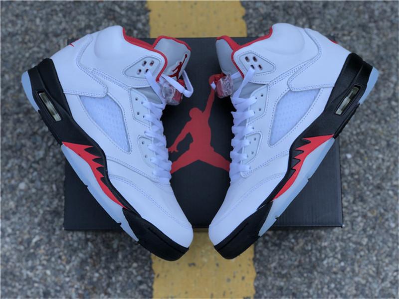 PK GOD Air Jordan 5 Fire Red retail materails ready to ship